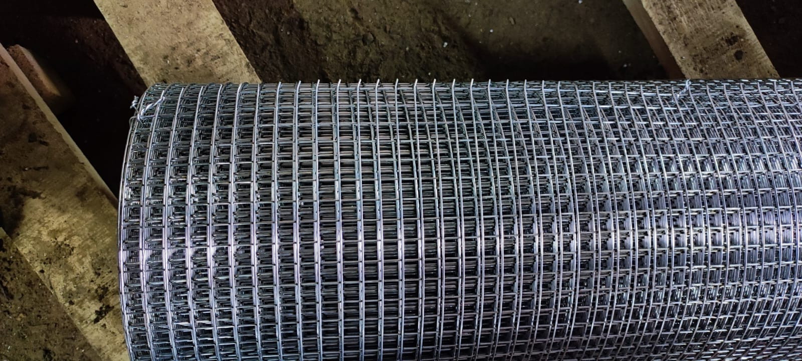 Galvanized welded mesh (in a roll) 25*12,5; 1*25, 4 roll