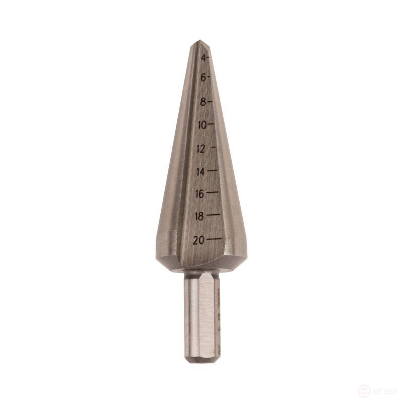 Set of conical drills NORGAU industrial for metal 3-30.5 mm, HSS-E, 3 pieces