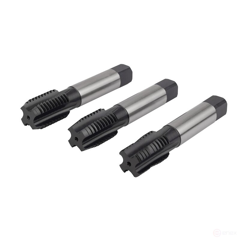 Комплект ручных метчиков NORGAU Industrial M24, HSS-Е/VAP, DIN 352, 3 предмета