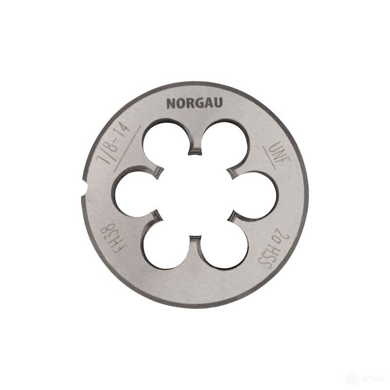 Плашка дюймовая NORGAU Industrial по металлу UNF 7/8, HSS