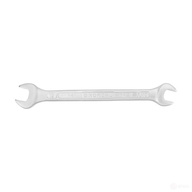 Ключ гаечный рожковый NORGAU Industrial двусторонний, 10х12 мм, N6-10х12