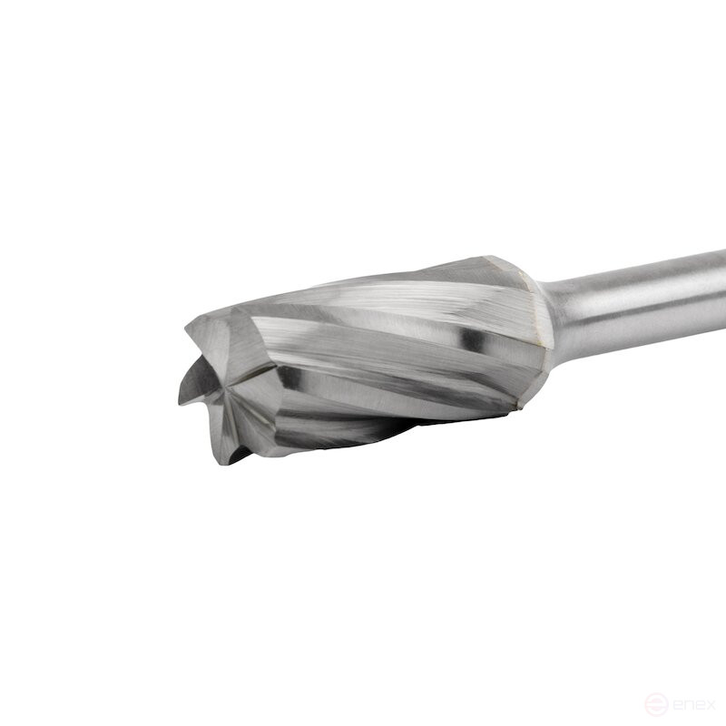 Борфреза твердосплавная NORGAU Industrial цилиндрическая 12 мм, форма B, ALU