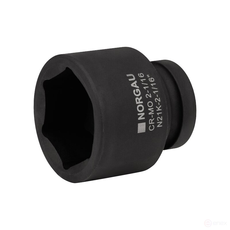 Головка торцевая ударная NORGAU Industrial шестигранная дюймовая 1", 2.1/16", N21K-2.1/16