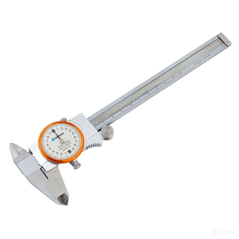 Штангенциркуль NORGAU Industrial с круговой шкалой 0-150 мм, NCR-1502