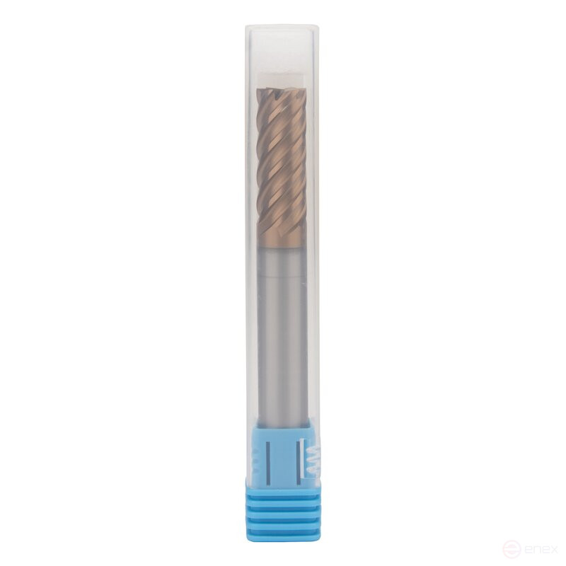 Фреза концевая чистовая NORGAU Industrial с удлиненным хвостовиком 12 мм, Z6, VHM/TiAl CrSiN