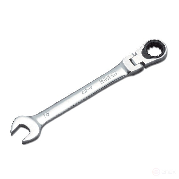 Combined hinge wrench with ratchet Honidriver 19 mm