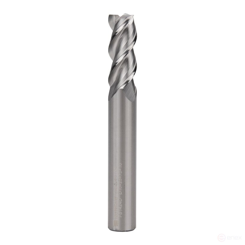 Фреза концевая высокопроизводительная NORGAU Industrial по металлу 10 мм, Z3, VHM