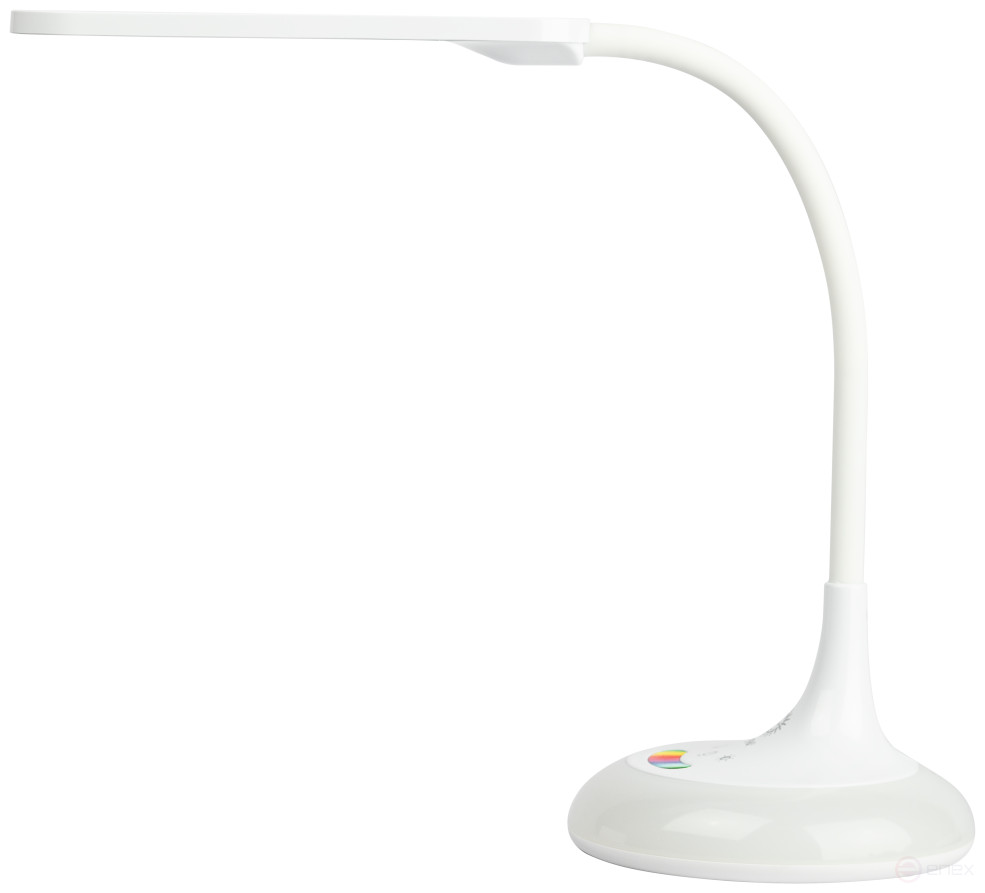 Настольный светильник ЭРА NLED-481-10W-W светодиодный с RGB ночником белый