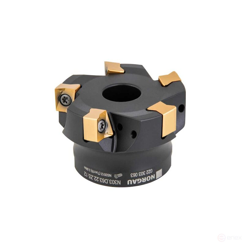 End mill with replaceable plates NORGAU Industrial N303.D80.27.Z6.16