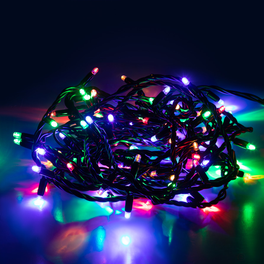 LED Christmas Garland ERA ERAPS-PM10 Outdoor Thread 10M Multicolor 100 LED