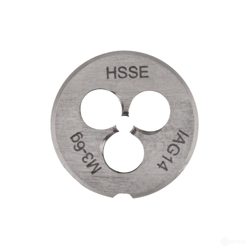 Плашка NORGAU Industrial по металлу M3, HSS-E
