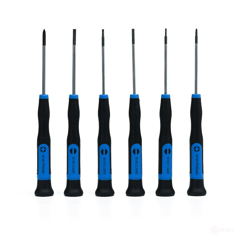 Набор отверток для точной механики NORGAU Industrial N140PBS, 6 предметов
