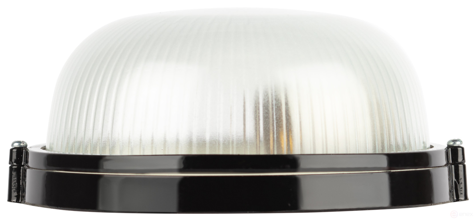 Светильник ЭРА НБП 03-60-001 Акватермо алюминий/стекло IP54 E27 max 60Вт D176 круг черный