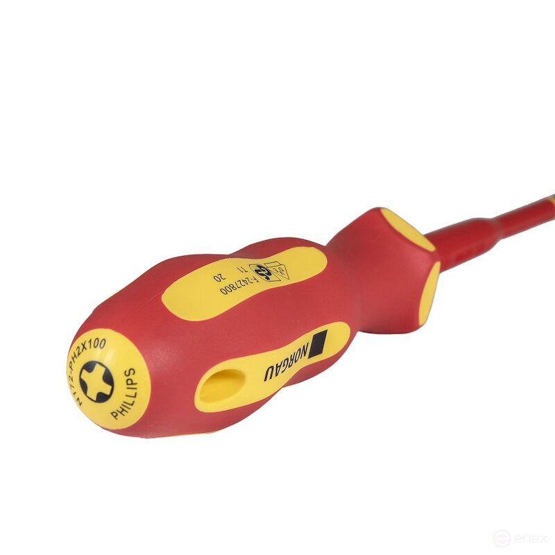 Dielectric phillips screwdriver NORGAU Industrial PH2x100 mm, N172