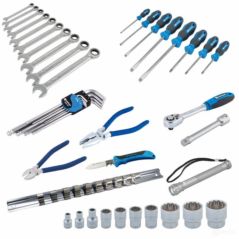 Набор слесарного инструмента NORGAU Industrial 44 предмета, N1033