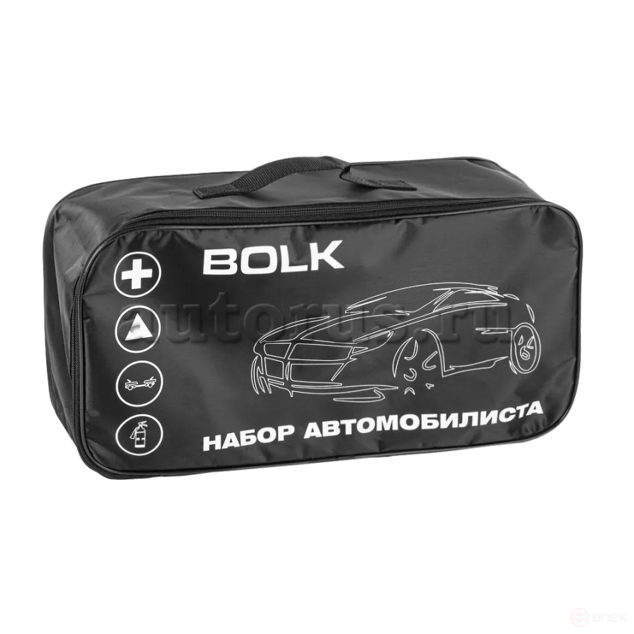 Сумка для набора автомобилиста черная 4 предмета BOLK BAA107001