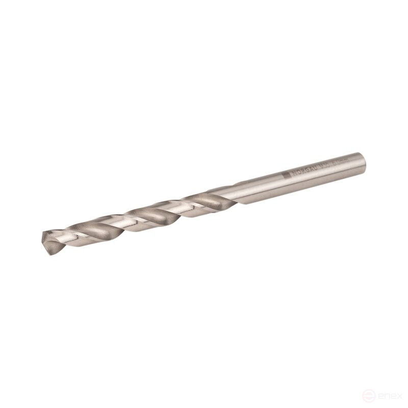 Сверло спиральное NORGAU Industrial по металлу 6 мм, Z2, тип VA, HSS-E