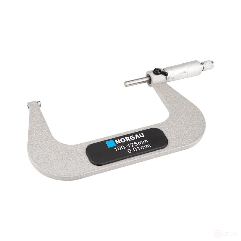 Микрометр NORGAU Industrial 100-125 мм, 0.01 мм, NM-125