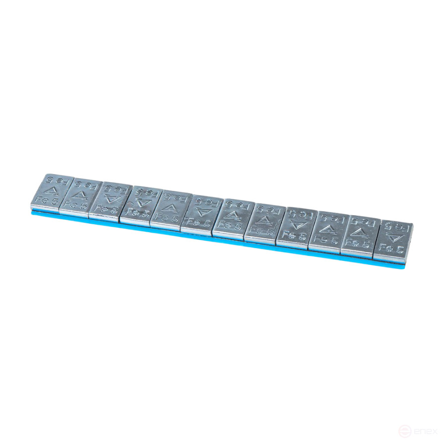 Self-adhesive balancing weight 5g x 12pcs (60g) galvanized steel (Finger Lift)
