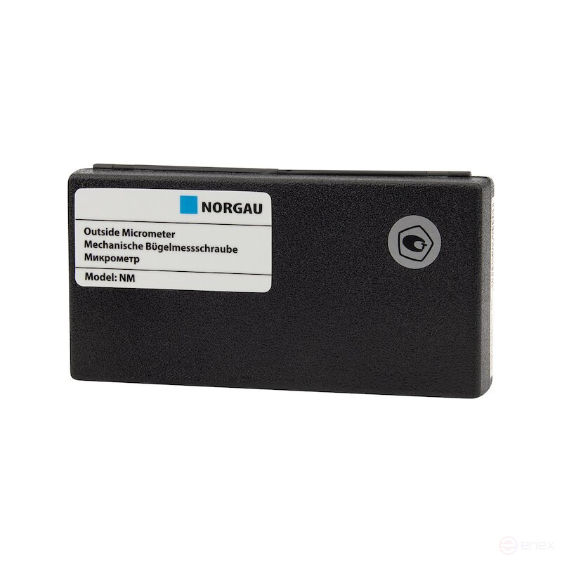 Микрометр гладкий NORGAU Industrial 0-25 мм, NM-25