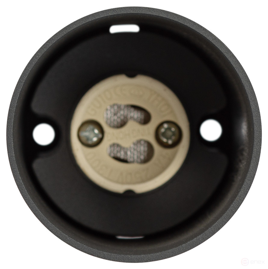 Светильник накладной ЭРА OL15 GU10 DG под лампу MR16 GU10 темно серый