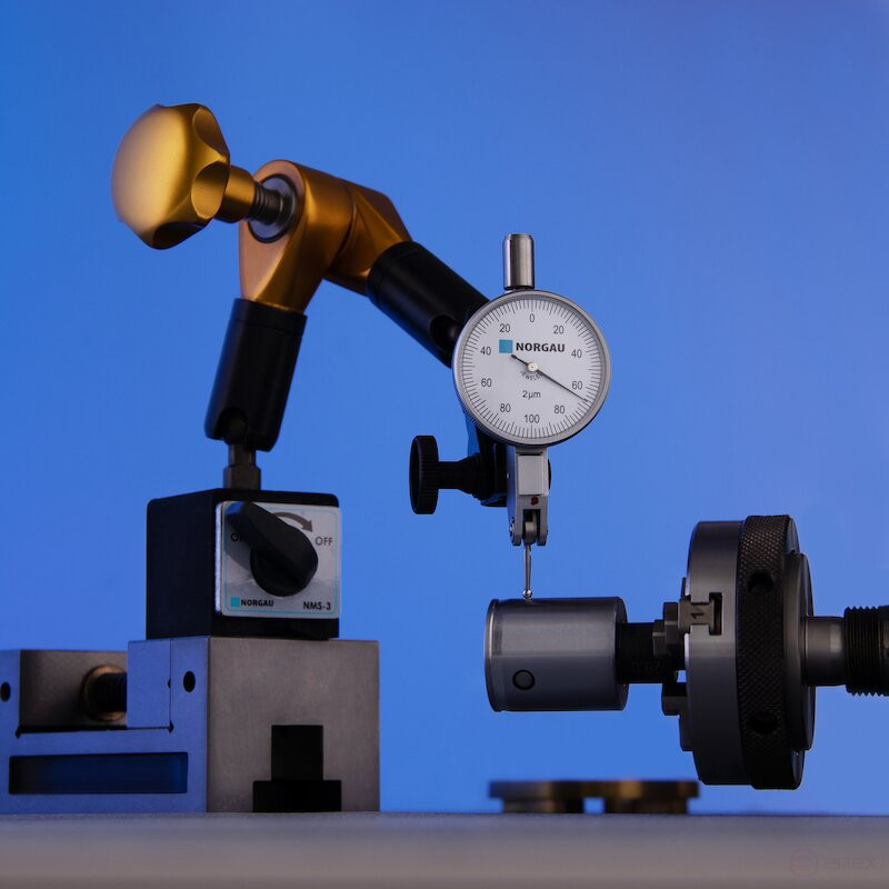 Штатив магнитный NORGAU Industrial гидравлический, 230 мм