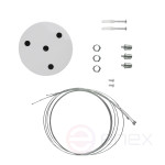 Монтажный набор ЭРА SPO-AC-MOUNTKIT-3W для светильников LED ЭРА Geometria белый