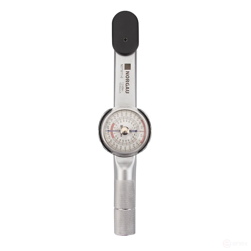 Ключ динамометрический NORGAU Industrial стрелочный 1/4", 1.2-6.0 Нм, NDTW11-6