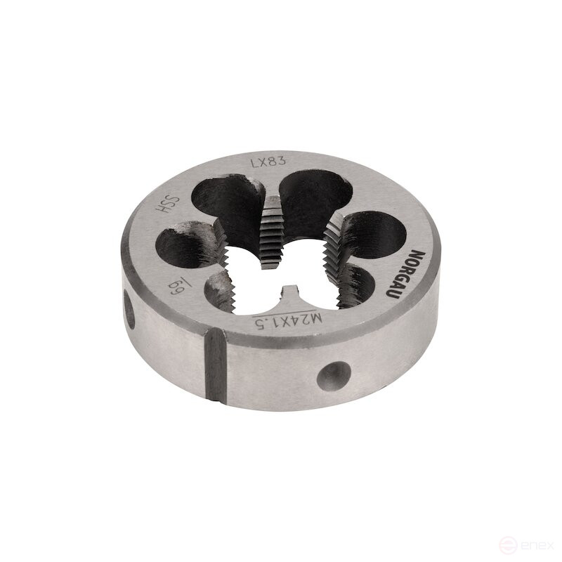 Плашка NORGAU Industrial по металлу MF24x1.5 мм, HSS