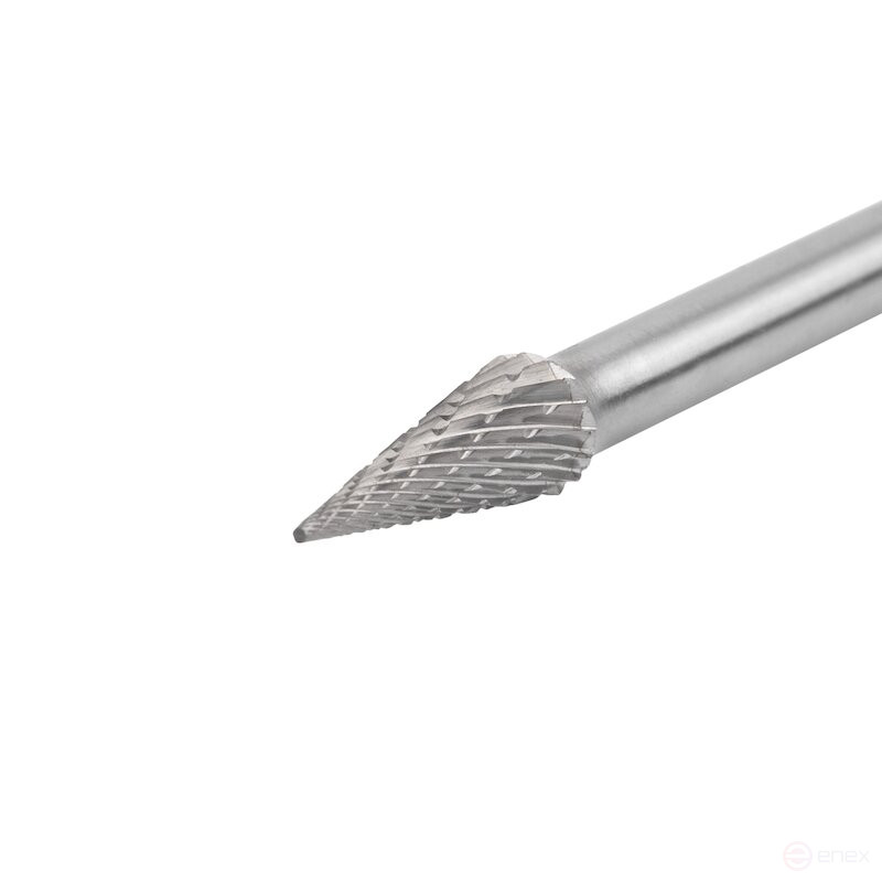 Борфреза твердосплавная NORGAU Industrial коническая 8 мм, 20°, форма M, DCM