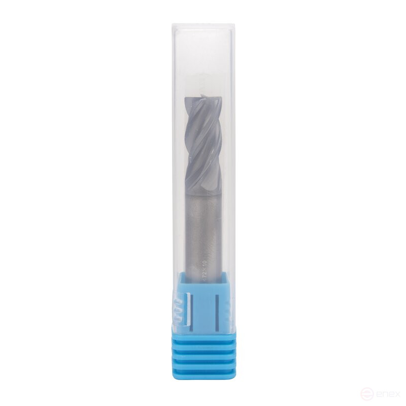Carbide end mill NORGAU Industrial high-performance 10 mm, Z4, VHM/AlCrSiN