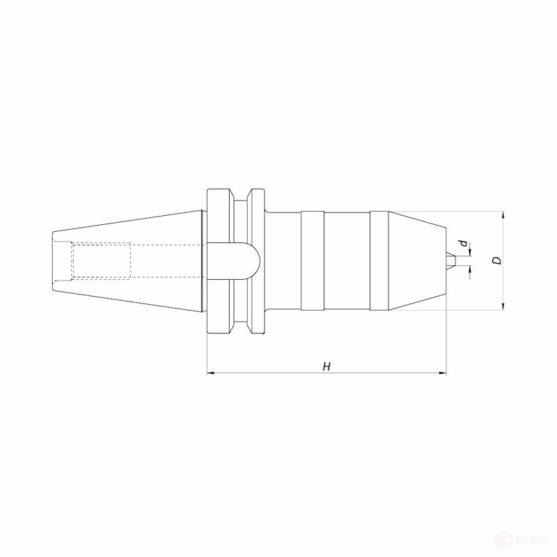 Патрон сверлильный NORGAU Industrial 3-16 мм ВТ40, MAS403-BT