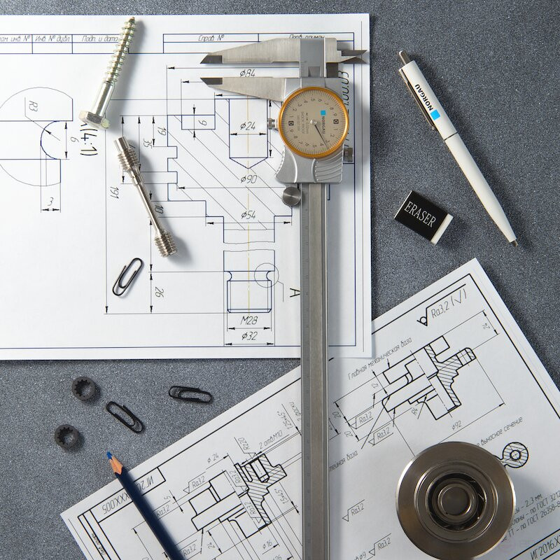 Штангенциркуль NORGAU Industrial с круговой шкалой 0-300 мм, NCR-3002