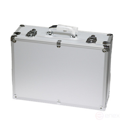 Tool box 450x330x150 mm, aluminum/steel