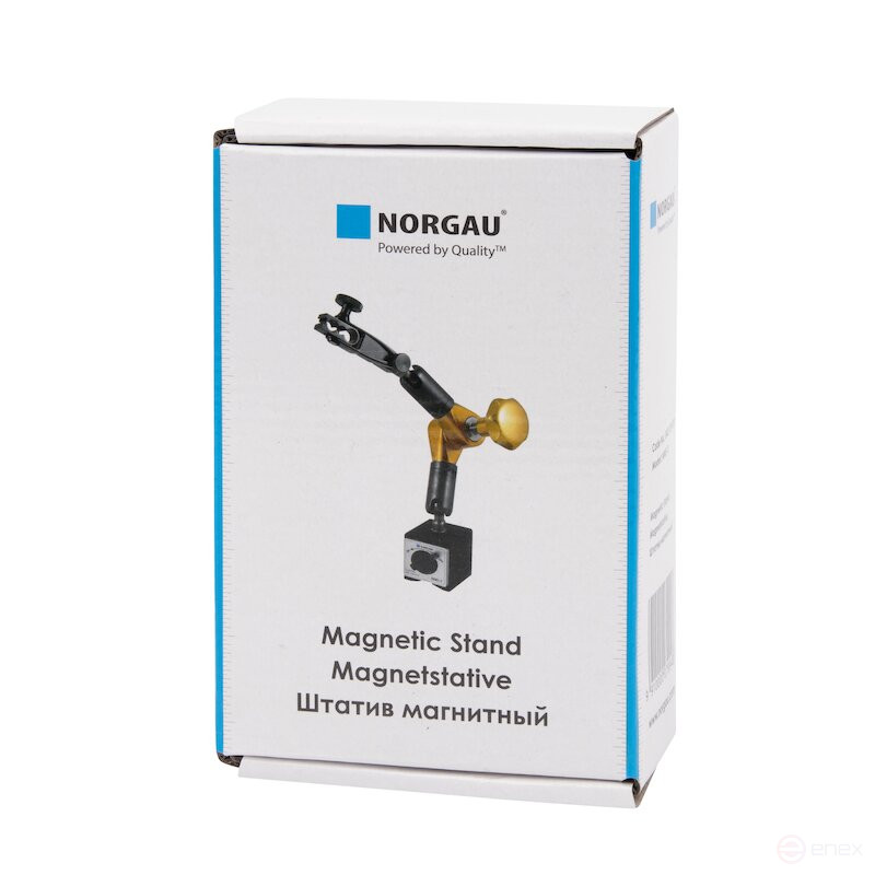 Штатив магнитный NORGAU Industrial гидравлический, 230 мм