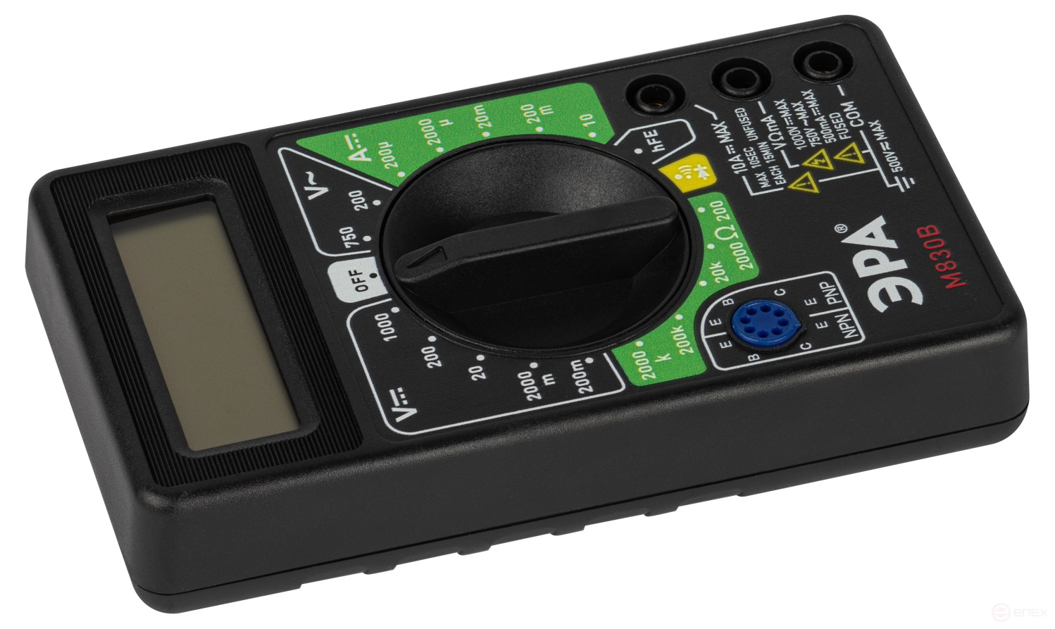 МТ-830F Мультиметр цифровой ЭРА модель M830B