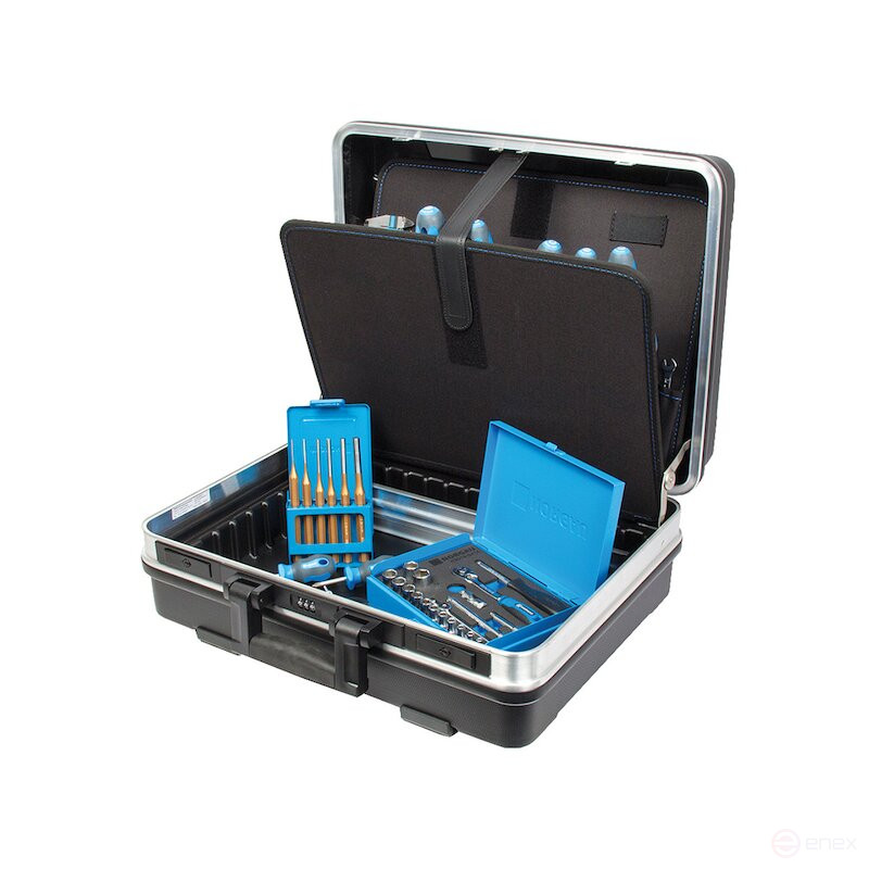 Набор механика NORGAU Industrial в чемодане N1016, 60 предметов