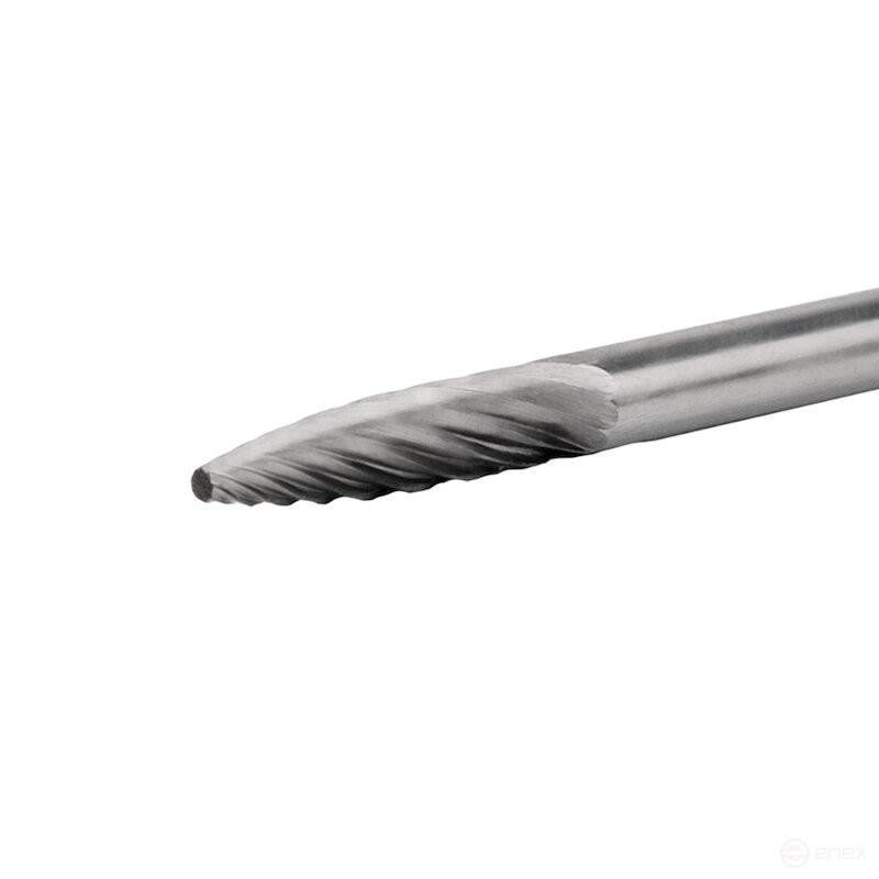 Борфреза твердосплавная NORGAU Industrial параболическая 3 мм, форма G, SCM