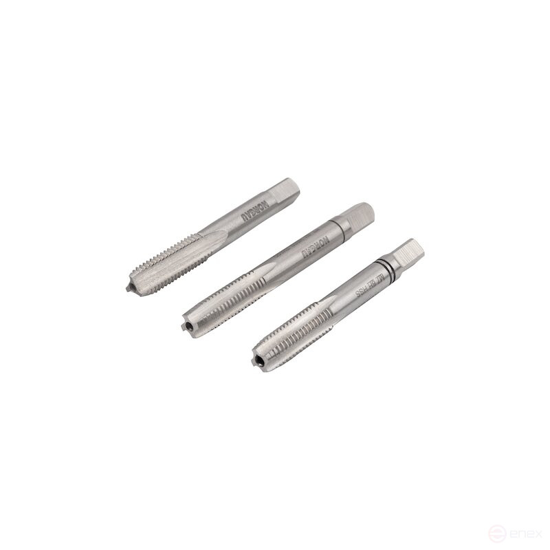 Set of hand taps NORGAU Industrial M7, HSS, 3 pieces