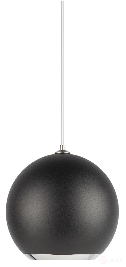 Светильник подвесной ЭРА PL32 BK/CH под лампу MR16 GU10 черный/хром