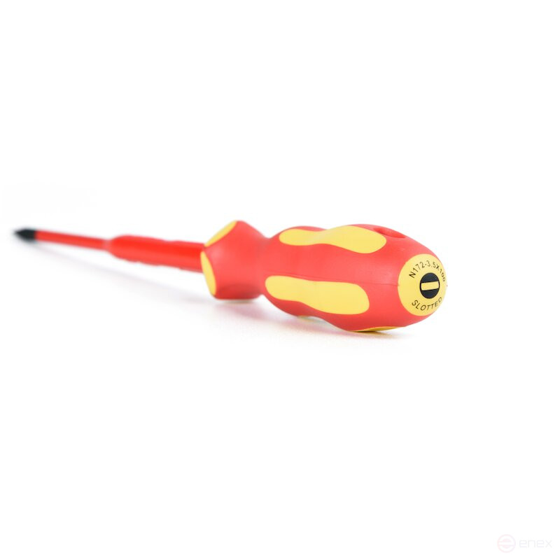 Отвертка диэлектрическая шлицевая NORGAU Industrial 3.5х100 мм, N172