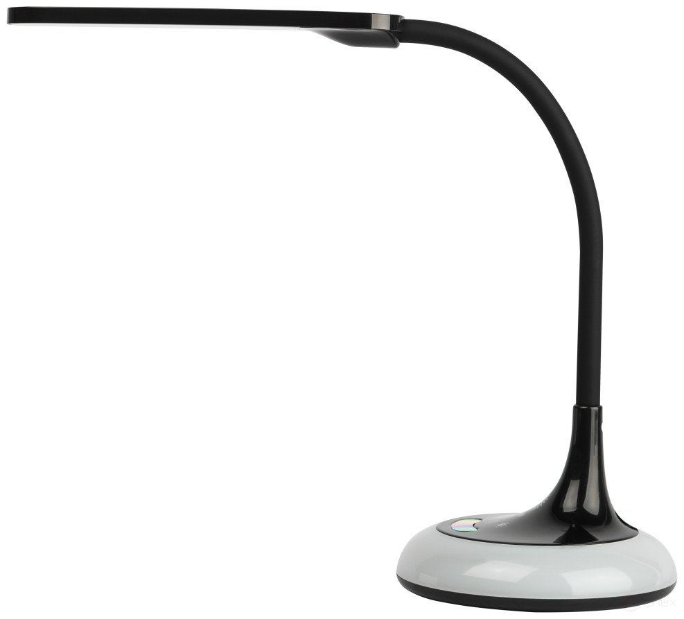 Настольный светильник ЭРА NLED-481-10W-BK светодиодный с RGB ночником черный