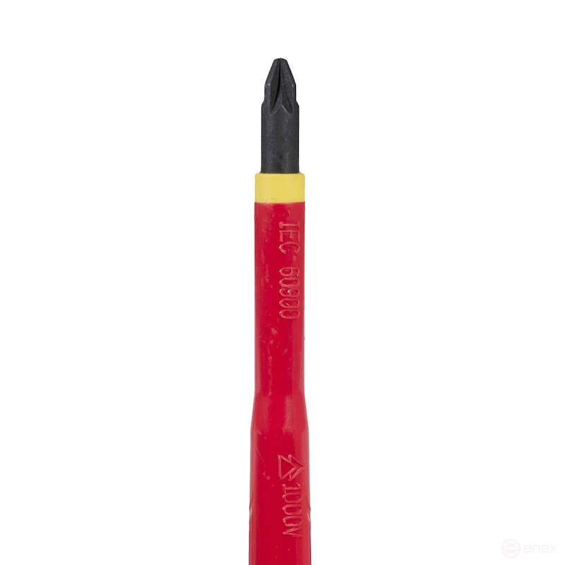 Отвертка диэлектрическая крестовая NORGAU Industrial PZ2x100 мм, тип N171