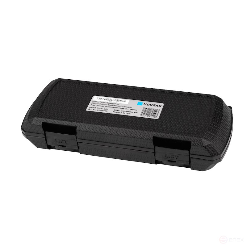 Отвертка динамометрическая NORGAU Industrial, 5-50 сНм электронная, NSЕ11-05Н
