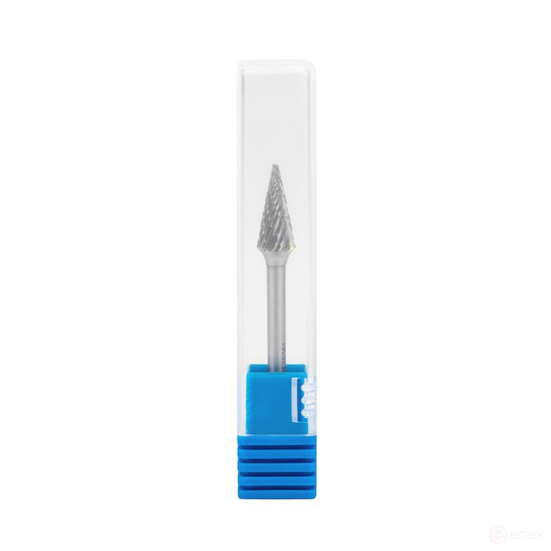 Борфреза твердосплавная NORGAU Industrial коническая 6.3 мм, 22°, форма M, DCM