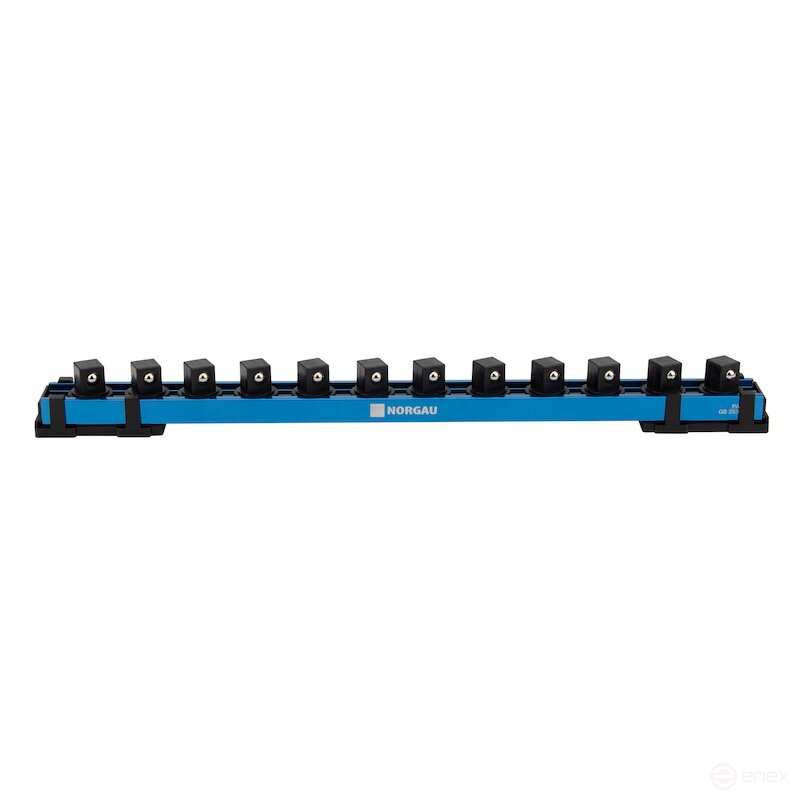 Magnetic rail for 12 end heads 1/2" NORGAU Industrial 356 mm, NVH19-12