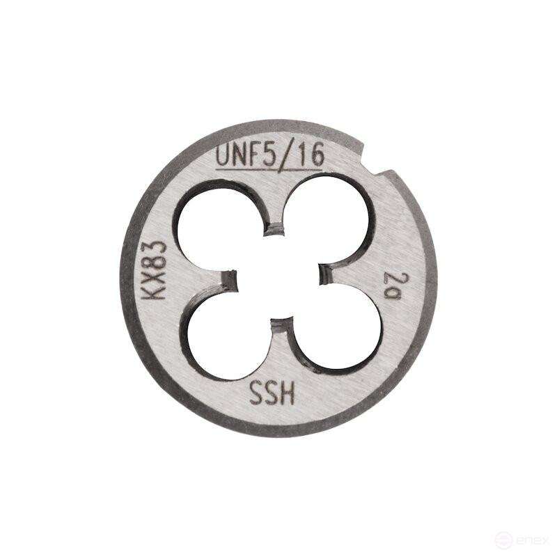 Плашка дюймовая NORGAU Industrial по металлу UNF 5/16, HSS