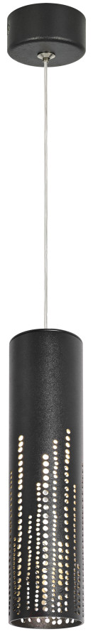 Pendant lamp (suspension) ERA PL26 BK MR16 GU10 Ceiling Cylinder Black