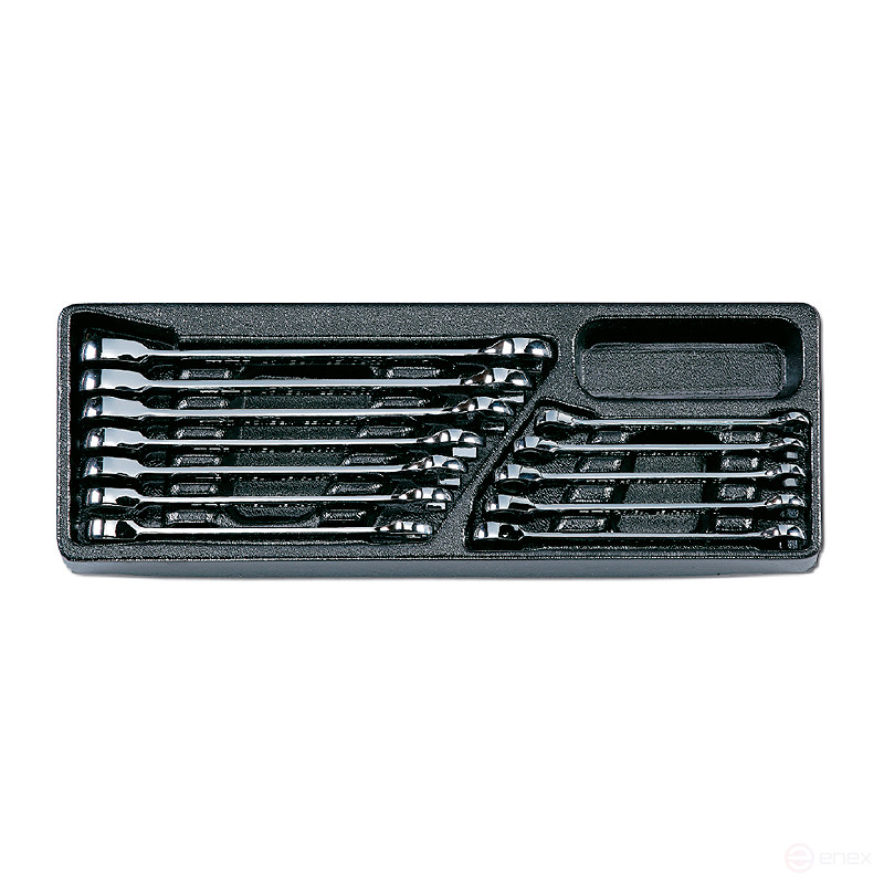 Набор комбинированных ключей с трещоткой Honidriver в ложементе, 12 предметов, IK-SGW0120H