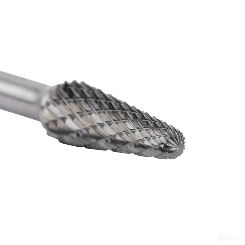 Набор борфрез твердосплавных NORGAU Industrial режущие головки 10 мм, DCM, 10 предметов